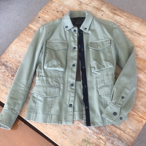 rag & bone Jackets & Blazers - Rag and Bone Nakamura Jacket Olive Green Size 2